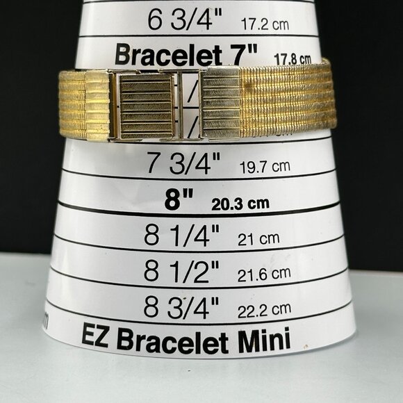 Vintage Seiko Watch Men Gold Tone Rectangle Dial Date Window New Battery 7.75" - Picture 10 of 12